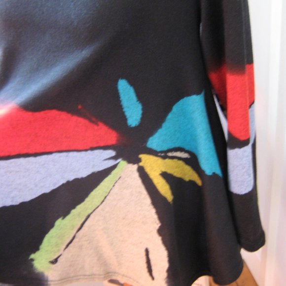 Fun Colorful Orange Fashion Village Tunic - Picture 5 of 6